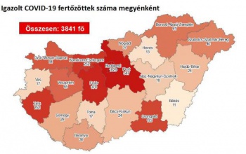 3841 főre nőtt a beazonosított fertőzöttek száma