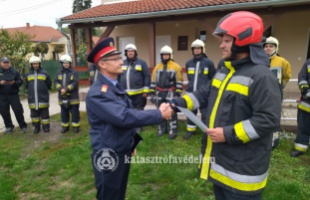 Bizonyították rátermettségüket a nagybajomi tűzoltók