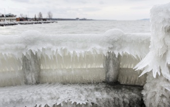 Tél a Balatonon