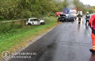 Egy 2023-ban, Böhönye közelében történt baleset ügyében emelt vádat az ügyészség