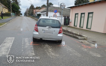 Zebrán ütötte el a gyalogost a 38 éves nő