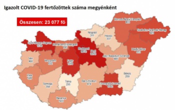 950 fővel emelkedett a fertőzöttek száma, elhunyt 12 beteg