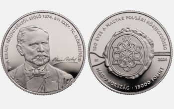 Emlékérmét bocsát ki az MNB a közjegyzőség 150 éves évfordulójára