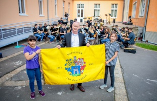 A Zeneiskola is kapott emlékzászlót