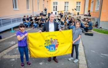 A Zeneiskola is kapott emlékzászlót