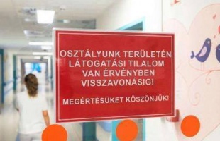 Teljes körű látogatási tilalmat rendeltek el az összes hazai kórházban