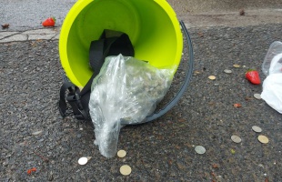 Egy vödör marihuánával sétált Kaposváron