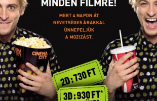 Nyerjen páros belépőt a Cinema City Filmünnepre!