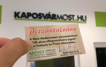Nyerjen pizzautalványt!
