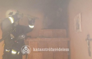 Meggyulladt a cserépkályha Kaposszerdahelyen