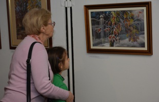 Festményekről visszaköszönő természet az Agórában