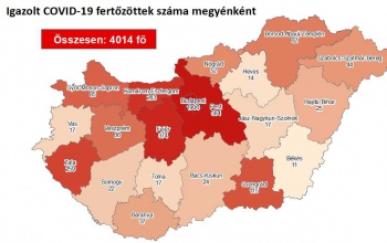 Koronavírus: 4014 főre nőtt a beazonosított fertőzöttek száma, és elhunyt 2 idős, krónikus beteg