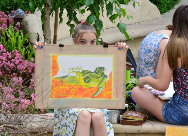 A festői Európa park megihlette a Zichy diákjait