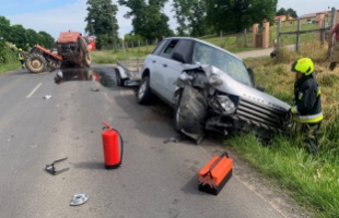 Kettétört a traktor a kadarkúti balesetben