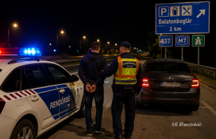Autópályán fogták el a körözöttet