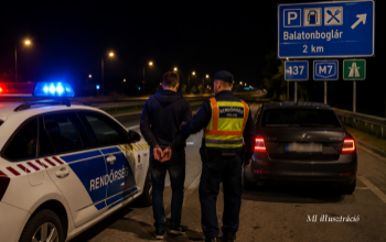 Autópályán fogták el a körözöttet