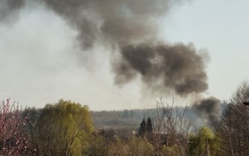 Ismét komoly füst gomolyog Kaposszentjakab felől