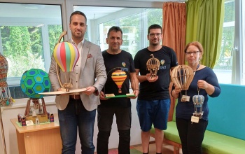 Hőlégballon makettek emlékeztetnek az I. Rippl-Rónai Kupára