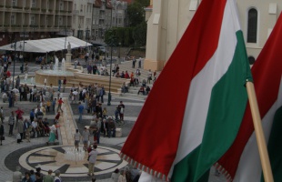 Húsz éve avatták fel az átépített főteret