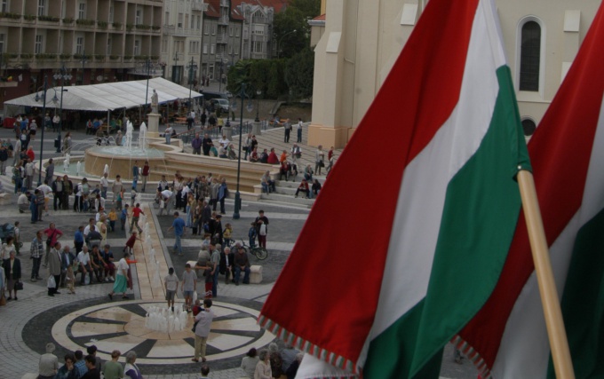 Húsz éve avatták fel az átépített főteret