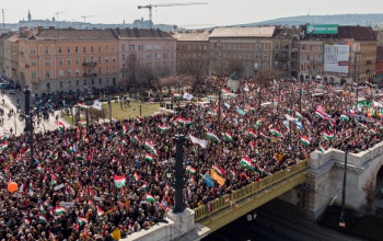 Ma tartják a békemenetet, amelyen beszédet mond Orbán Viktor