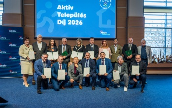Átadták az Aktív Település díjakat - Kaposvár is a díjazottak között