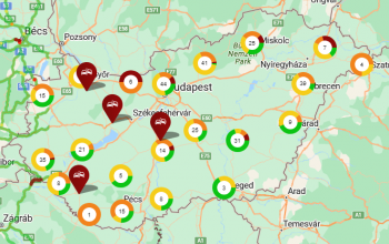 A téli idő miatt veszélyesek az utak