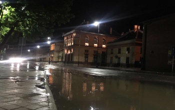 Kapott a zivatarból Kaposvár is