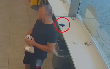 Lenyúlta a pénztárcát, de a kamerafelvételek lebuktatták -VIDEÓ