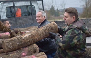 Szociális tűzifa melegít Hajmáson