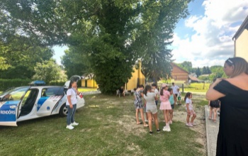 Táborozók között a nagyatádi rendőrök
