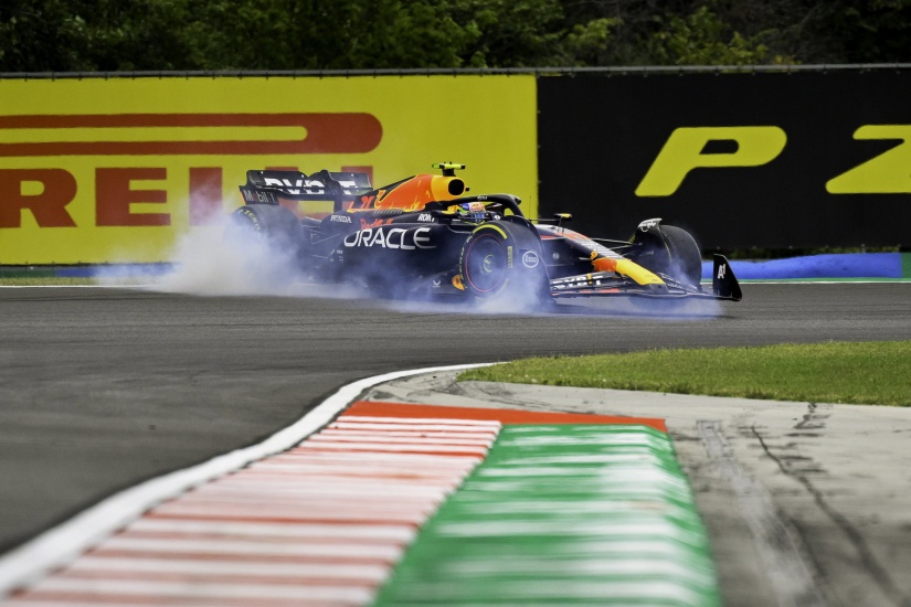 Perez az első szabadedzésen összetörte a Red Bull-t Fotó:MTI/Kovács Tamás