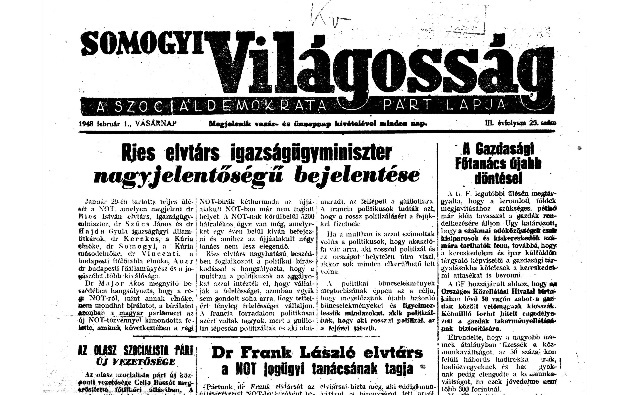Nem sokáig volt már világosság