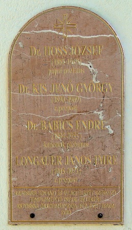 20 éve kaptak emléktáblát a templom- és közösségépítők