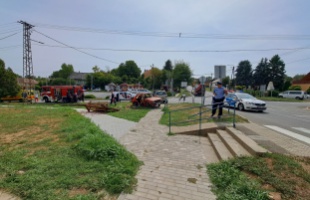 Két autó ütközött Mernyén