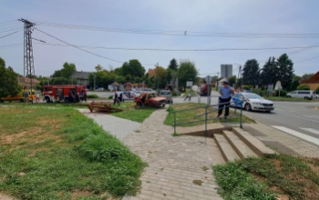 Két autó ütközött Mernyén