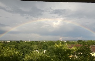 Két szivárvány is volt Kaposvár felett