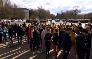 Tájfutó versenyt rendeztek a MATE Kaposvári Campusán