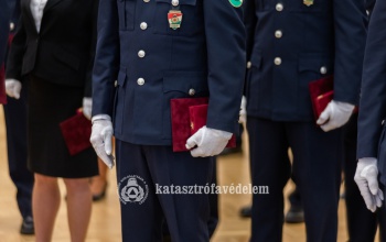 Tűzoltó hadnaggyá nevezték ki Takács Tamás főtörzsőrmestert