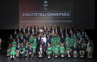 Letették az esküt a magyar paralimpiai csapat tagjai