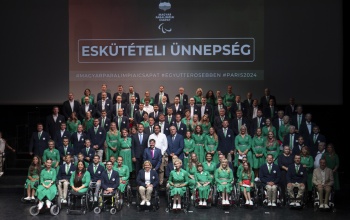 Letették az esküt a magyar paralimpiai csapat tagjai