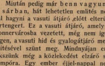 A kaposvári közlekedés története – „Ha egy percig nyitva volt, tíz percig zárva volt a sorompó”