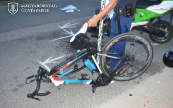 Kerékpárost ütött el a motoros Siófokon