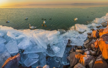 Elképesztő fotók: így néz ki a tündérmesébe illő, jeges Balaton