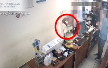 Ittas állapotban és félmeztelenül rabolta ki a kaposvári dohányboltot a fiatal férfi - VIDEÓ