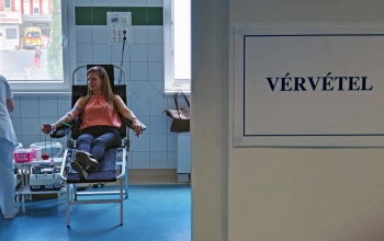 Nyáron mindig vérhiány van, így mi is a vérünket adtuk