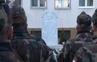 Felavatták Boconádi Szabó József emlékművét a laktanyában