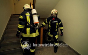 Somogyi tűzoltók a lépcsőfutó bajnokságon
