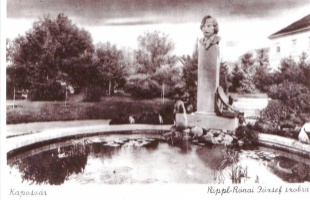 Rippl-Rónai-szobor a Mussolini parkban…