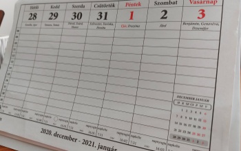 Így alakulnak a hosszú hétvégék 2021-ben